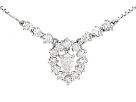 1980s Diamond Necklace UK