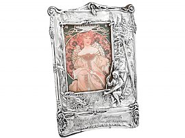 Edwardian Photo Frame in Sterling Silver 