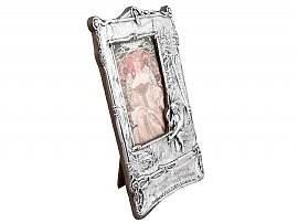 Embossed Photo Frame in Sterling Silver 