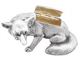 Sterling Silver Fox Boxes UK