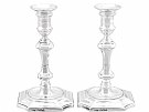 Sterling Silver Taper Candlesticks - Antique Victorian (1893)