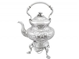 19th Century Silver Kettle
