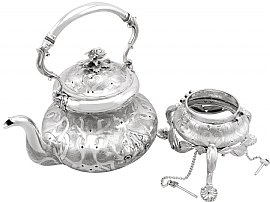 19th Century Silver Kettle
