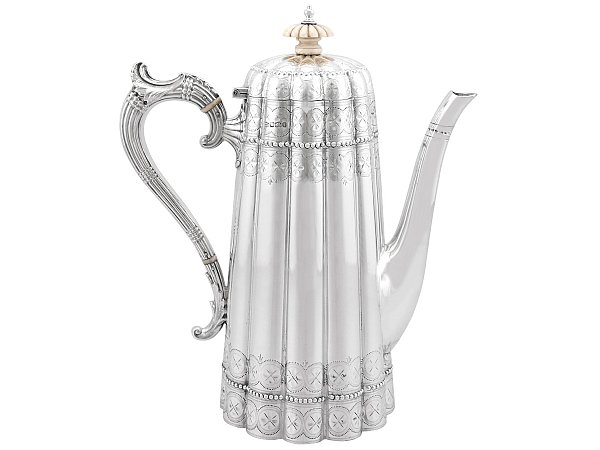 Walker and Hall Silver Coffee Pot