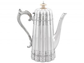Walker and Hall Silver Coffee Pot