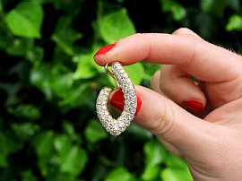 French Diamond Earrings for Sale