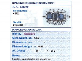 Sapphire Ring Independent Certificate
