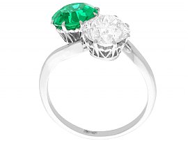Colombian Emerald and Diamond Ring