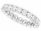 1.89ct Diamond and 18ct White Gold Full Eternity Ring - Vintage Circa 1980