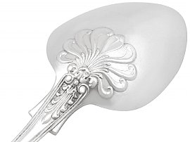 Queens Patterned Silver Spoons