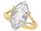 2.35ct Diamond and 18ct Yellow Gold Solitaire Ring - Antique Circa 1900