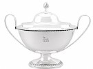 Sterling Silver Tureen - Antique Victorian