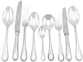 Sterling Silver Canteen of Cutlery for Eight Persons - Vintage (1992)