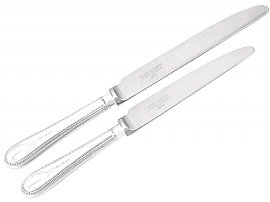 Silver Beaded Cutlery Set UK