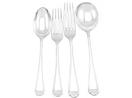 Walker and Hall Silver Cutlery Set 