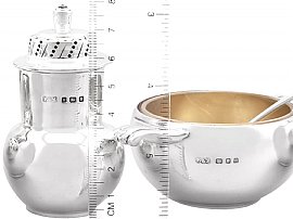 Boxed Condiment Set in Sterling Silver