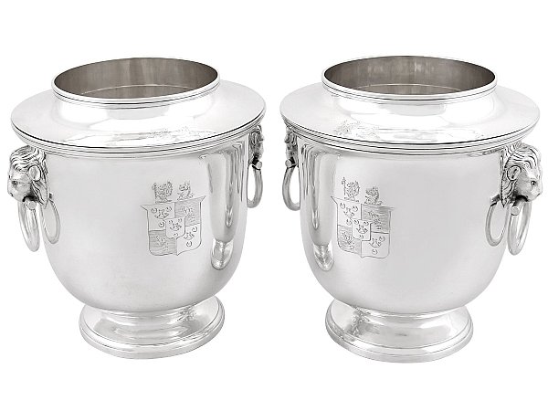 Antique Silver Coolers