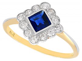 Dainty Sapphire Dress Ring UK