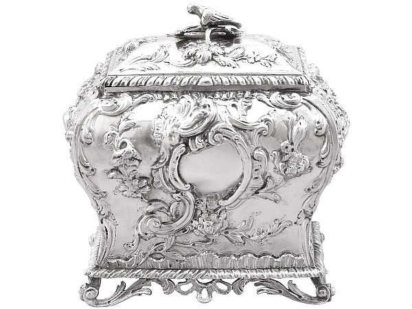 18th Century Silver Tea Caddy