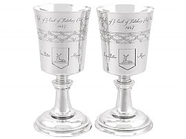Sterling Silver Chalices - Vintage (1972); C5856
