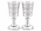 Sterling Silver Chalices - Vintage (1972)