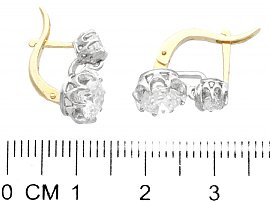 Diamond Drop Earrings Yellow Gold