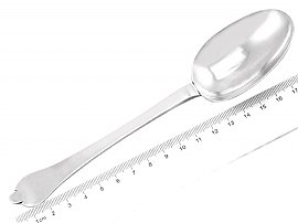 Silver Trefid Spoon Size