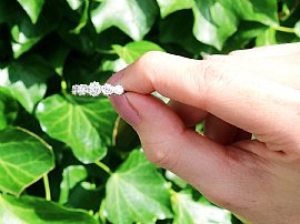 5 Stone Diamond Engagement Ring Round Cut Outside