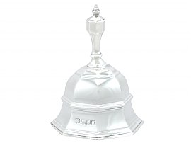 English Silver Table Bell