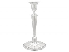 Sterling Silver Candlestick by Walker and Hall