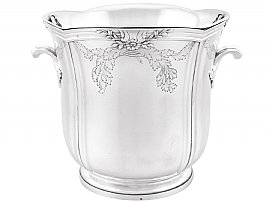 French Silver Wine Cooler