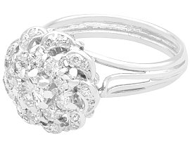1950s Diamond Cluster Ring Vintage for Sale