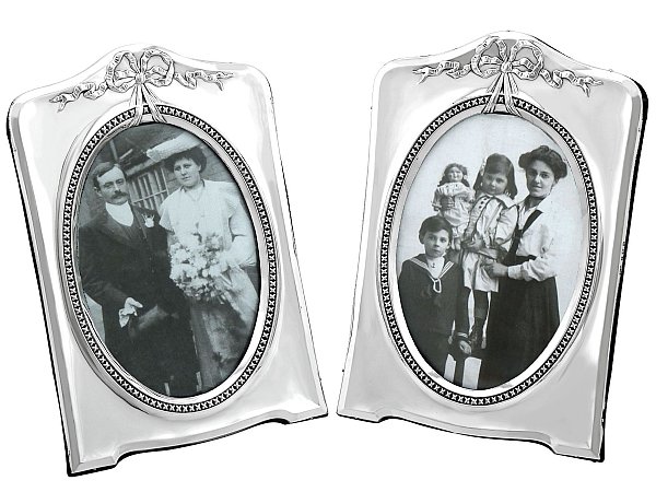 Sterling Silver Photo Frames Oval Window