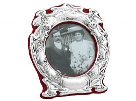 Sterling Silver Photograph Frame - Art Nouveau - Antique Edwardian (1903)