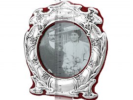 Art Nouveau Silver Photo Frame UK