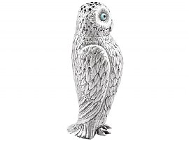 Sterling Silver Owl Shakers 