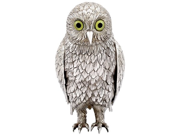 Sterling Silver Owl Ornament