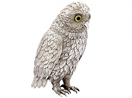Sterling Silver Owl Ornament for Sale
