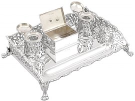 Silver Inkstand from England