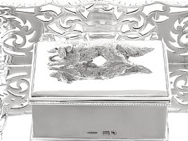 Silver Inkstand with Fox