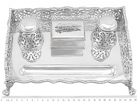 Silver Inkstand Size