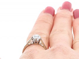 Edwardian Diamond Ring wearing image