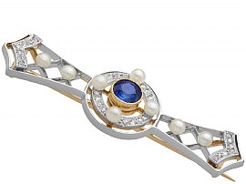 Sapphire and Pearl Jewellery