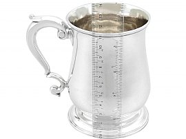 18th Century Silver Mug Measurements 