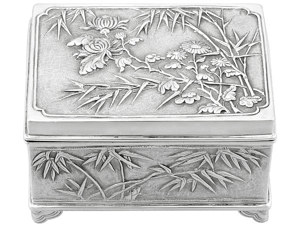 Chinese Export Silver Box