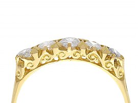 Vintage Five Stone Diamond Ring 18ct Gold