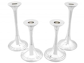 Sterling Silver Candlesticks - Contemporary (1998)