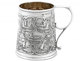 Edwardian Silver Christening Mug