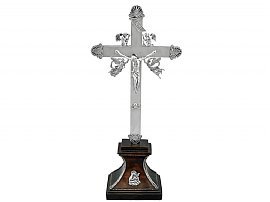 Italian Silver Travelling Crucifix - Antique Circa 1800