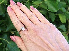 Antique Yellow Gold Solitaire Ring